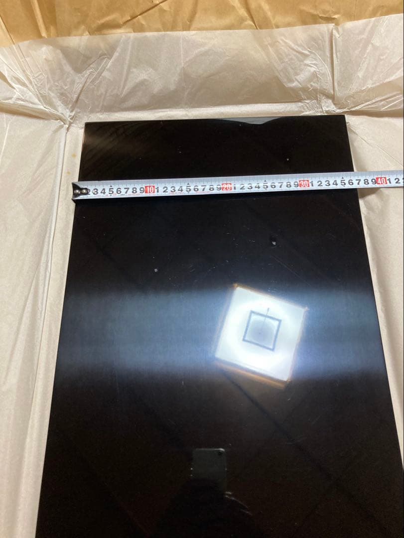 ほぼ新品　茶道具 黒真塗 長板 炉用 風炉用 壱双 元箱　塗師』戸塚富悦作