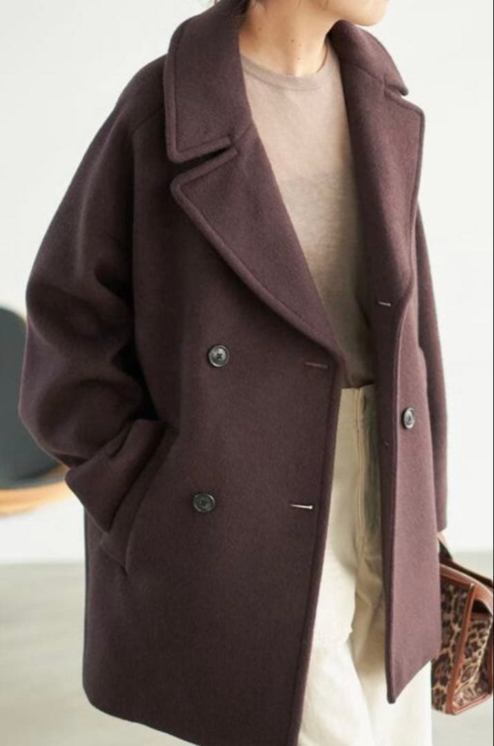 TICCA ティッカ 2025 ピーコート 【美品】ブラウン