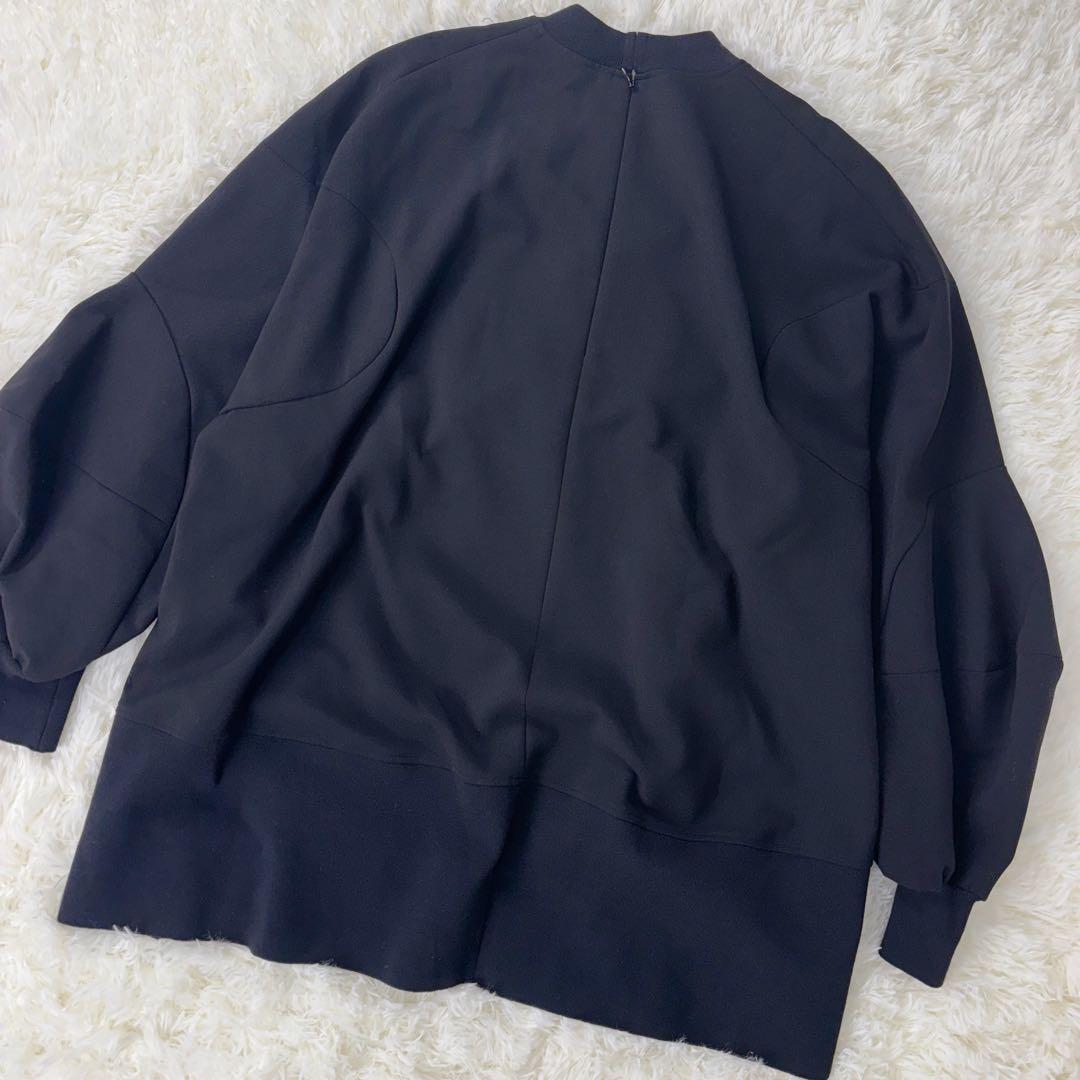 極美品◆2024 ENFOLD ソリッドスリーブプルオーバー 38