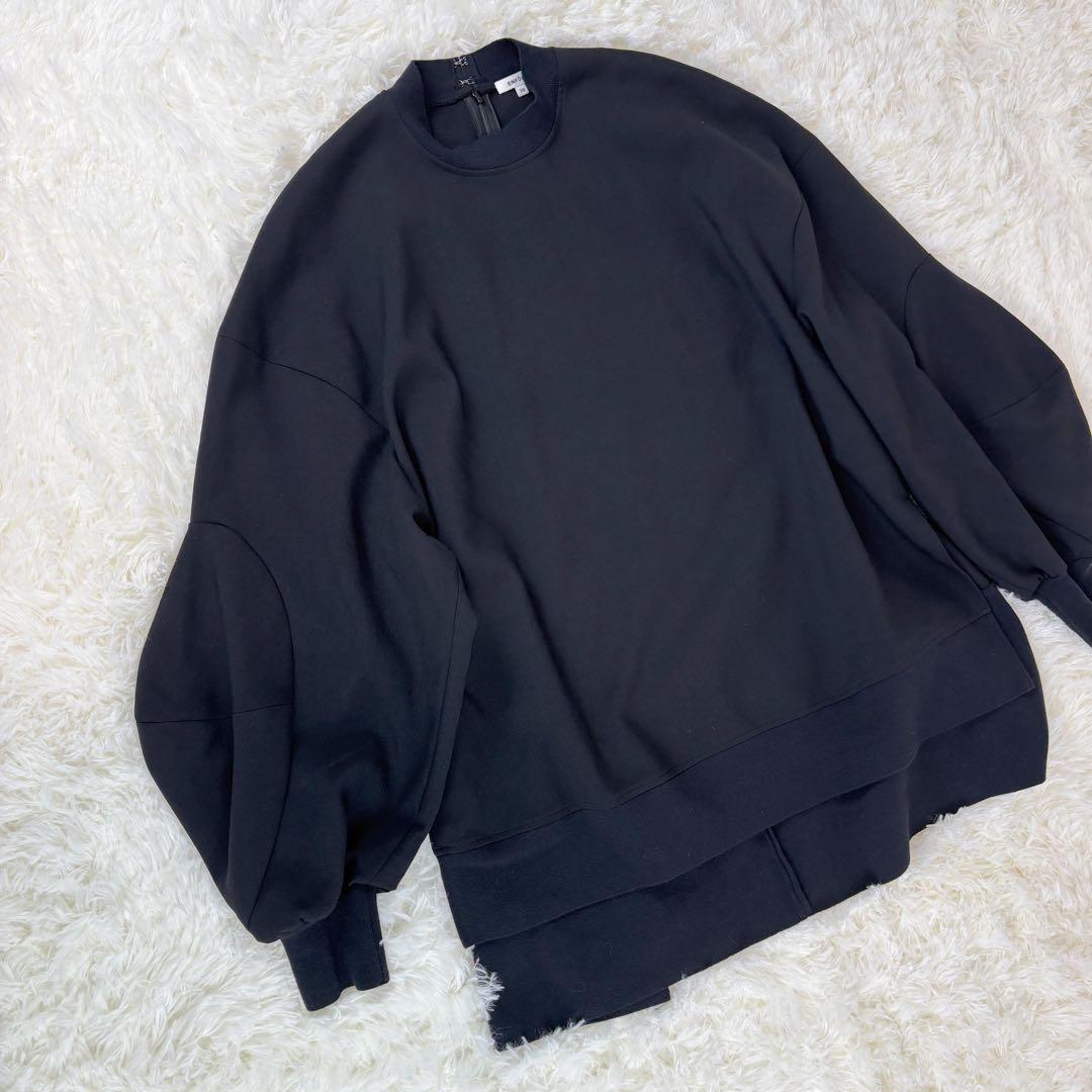 極美品◆2024 ENFOLD ソリッドスリーブプルオーバー 38