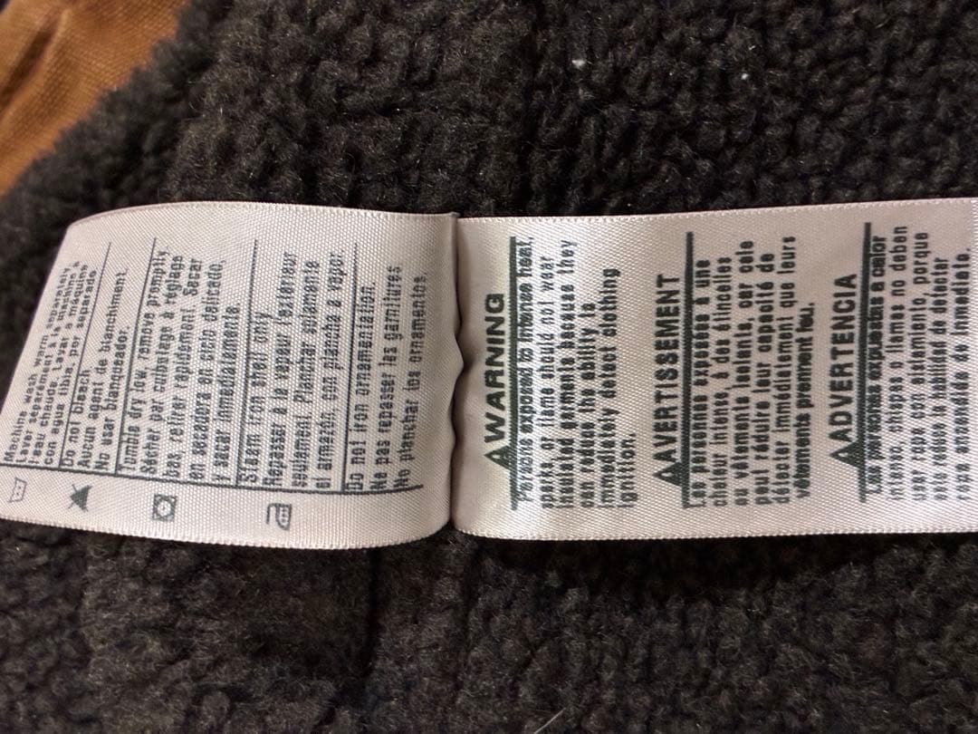 極美品 希少モデル！カーハート ヴィンテージ ダック生地モックネック ボアベスト