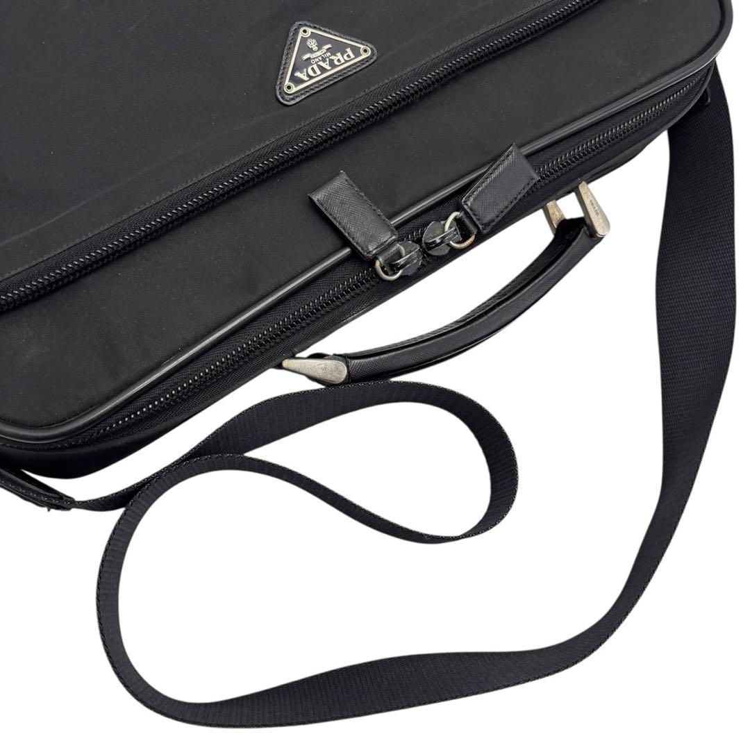 【極美品】PRADA プラダ ナイロン ビジネスバッグ 2WAYショルダーバッグ
