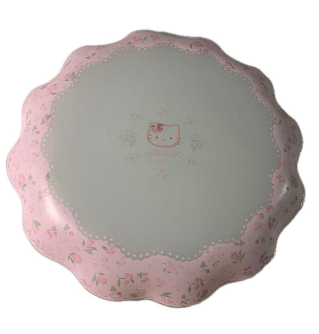 【日本限定/激レア】ハローキティ いちご柄プレート 5枚セット 未使用 ガラス製