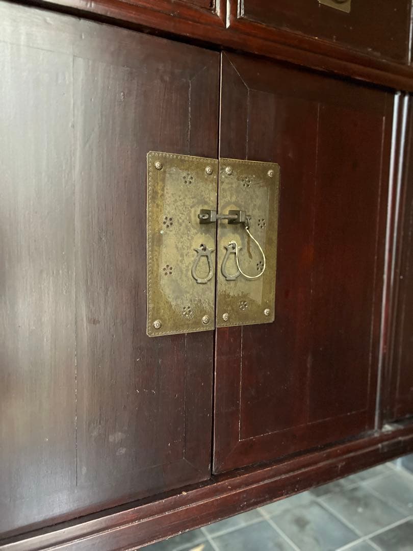 アンティークアジアンシェルフ棚