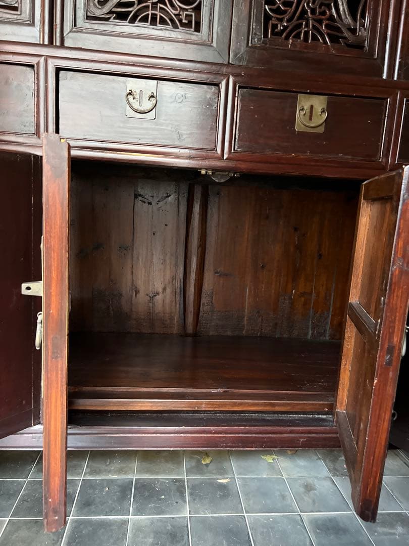 アンティークアジアンシェルフ棚