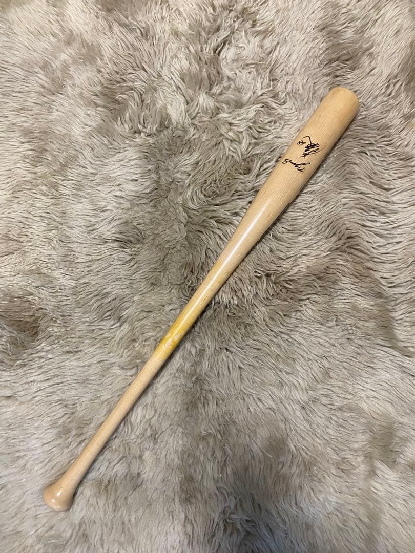 阪神タイガース藤川俊介実使用硬式木製バットNPBプロ野球サイン入り