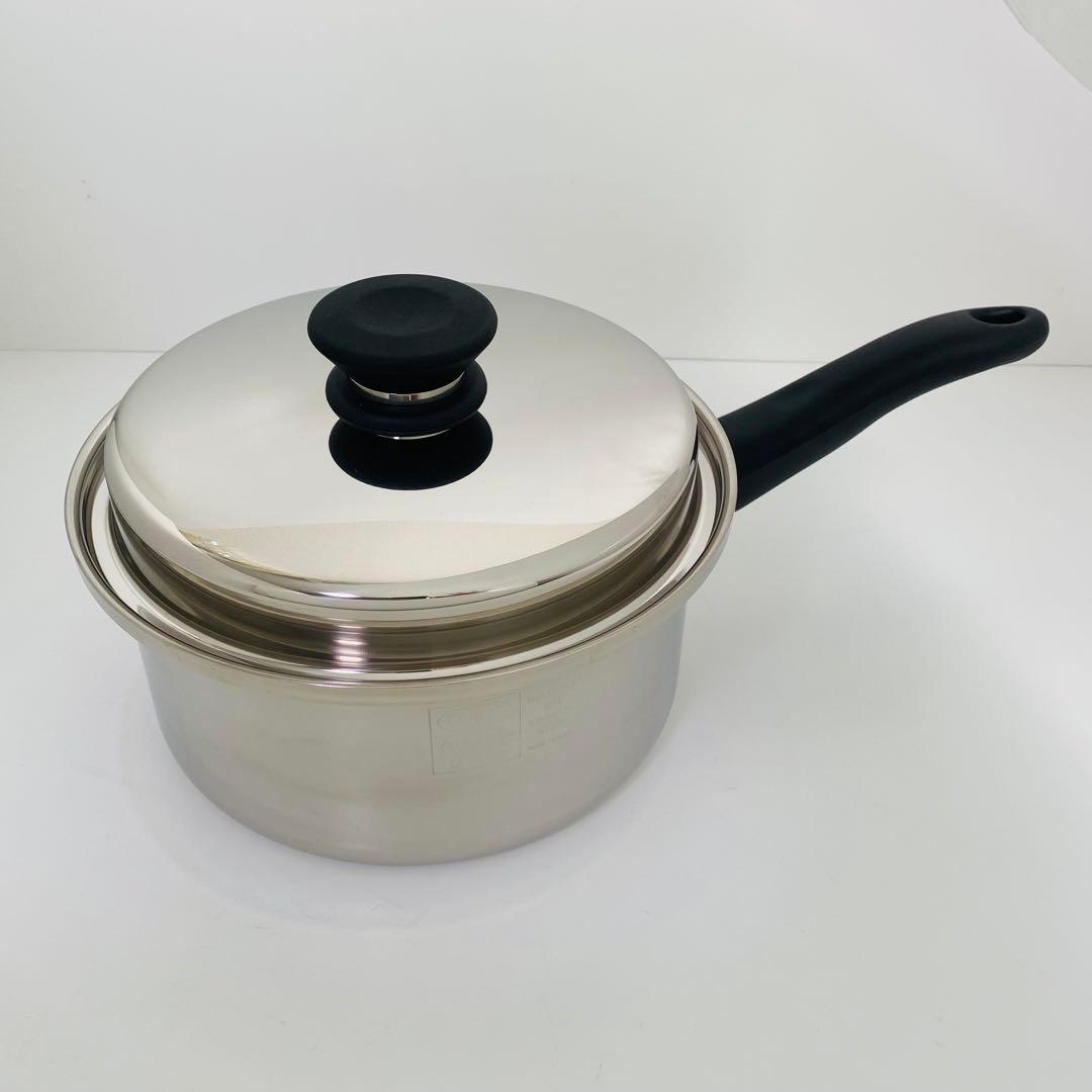Amway アムウェイ 大ソースパン　鍋　未使用　ステンレス　高級鍋