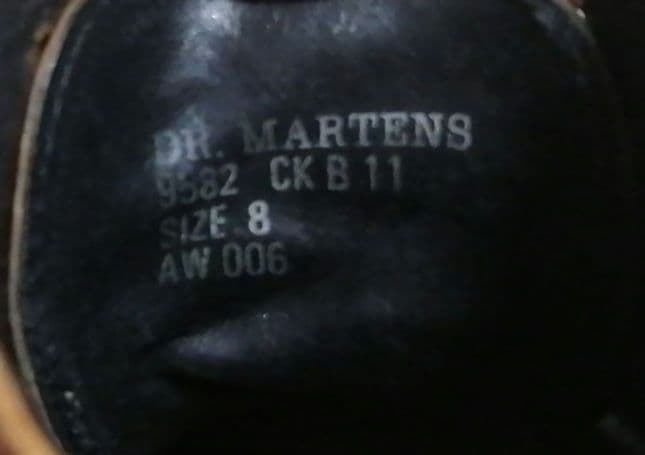 ドクターマーチン 9582 ウィングチップ 7ホール　イングランド製 uk8