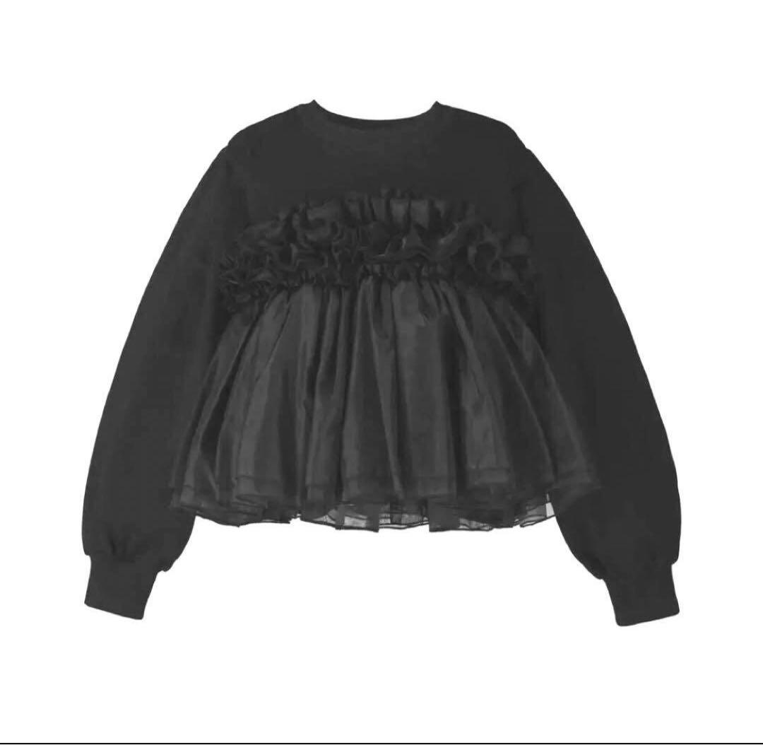 Bibiy. ANGELICA SWEATSHIRT チュールスウェット