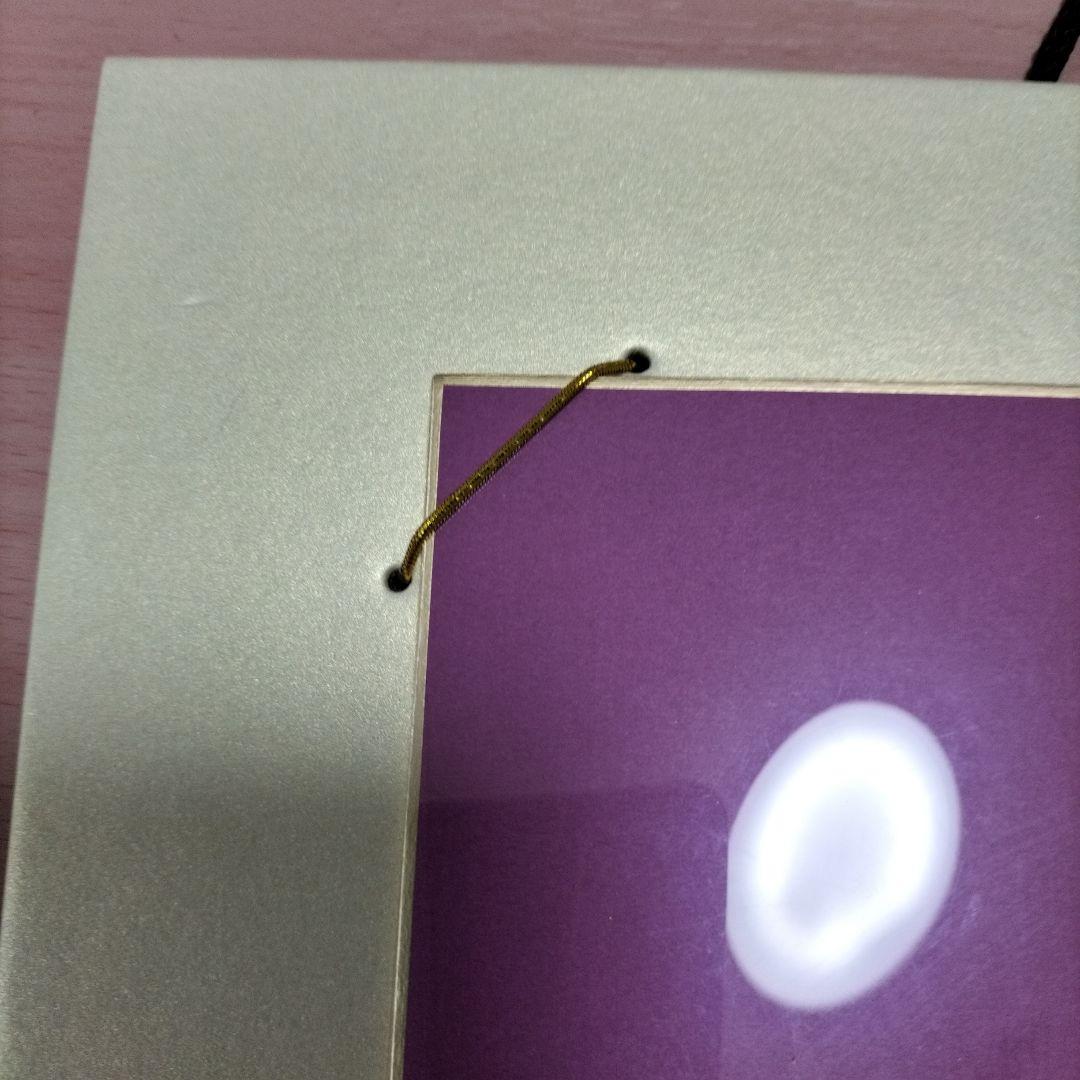 干支うさぎさんの大きな色紙、額付き