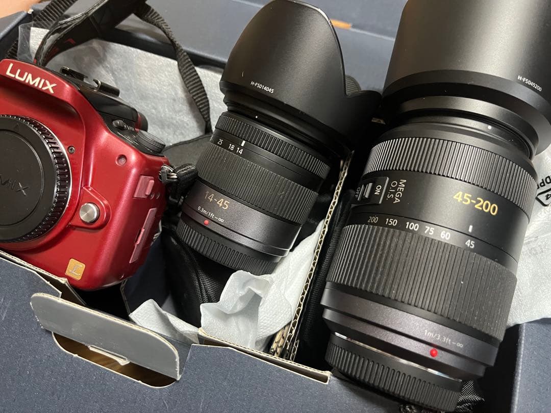 【Panasonic】LUMIX DMC-G1R ダブルズームレンズキットレッド