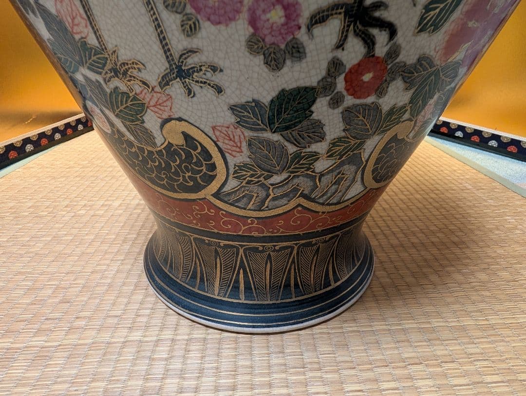 古美術　大型　壺　花瓶　古伊万里　飾り壺　玄関　置物