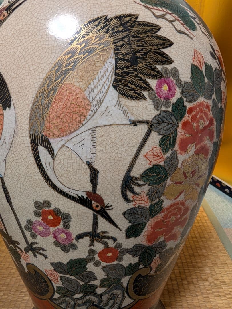 古美術　大型　壺　花瓶　古伊万里　飾り壺　玄関　置物