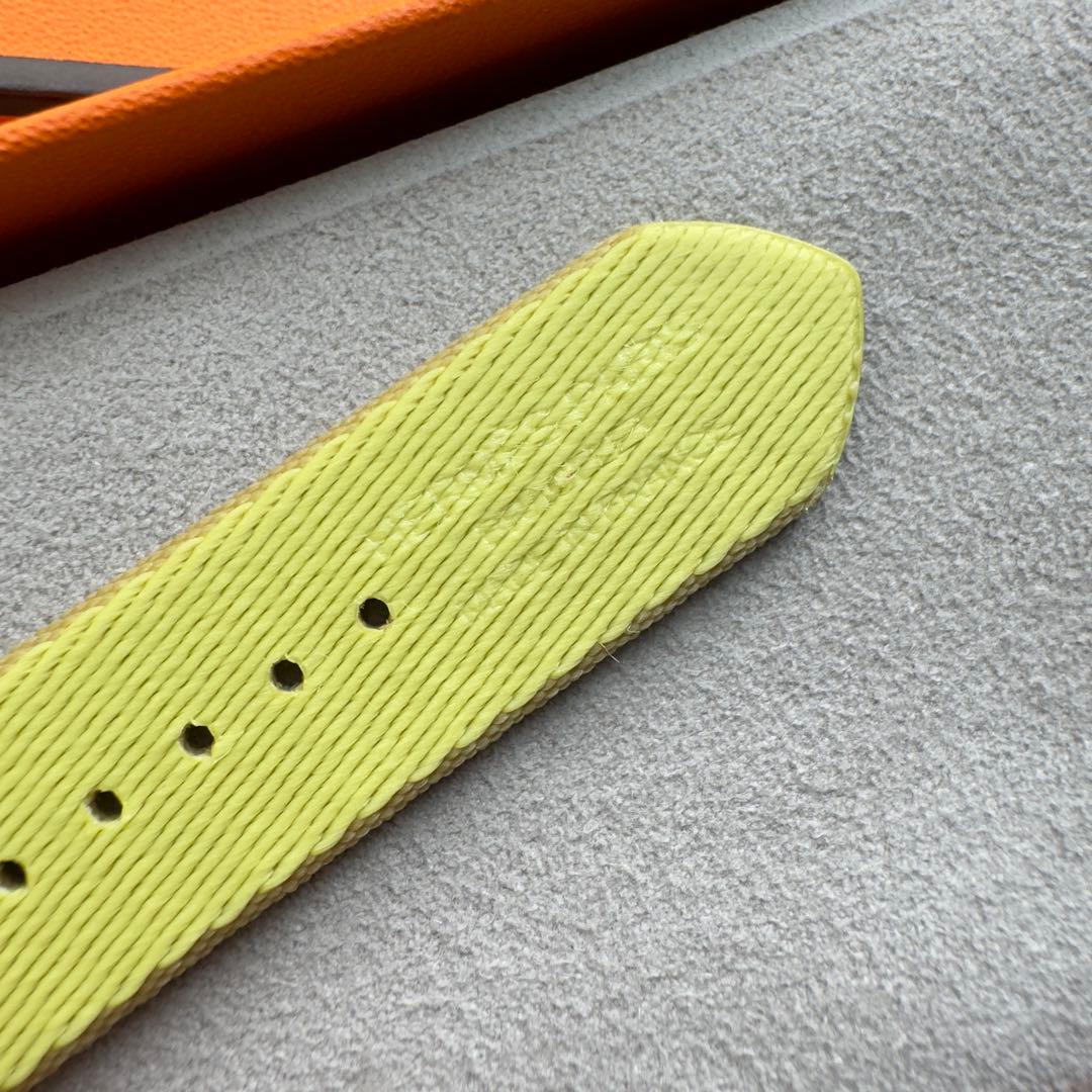 1965 Apple Watch エルメス　ジャンピング　イエロー　ナイロン