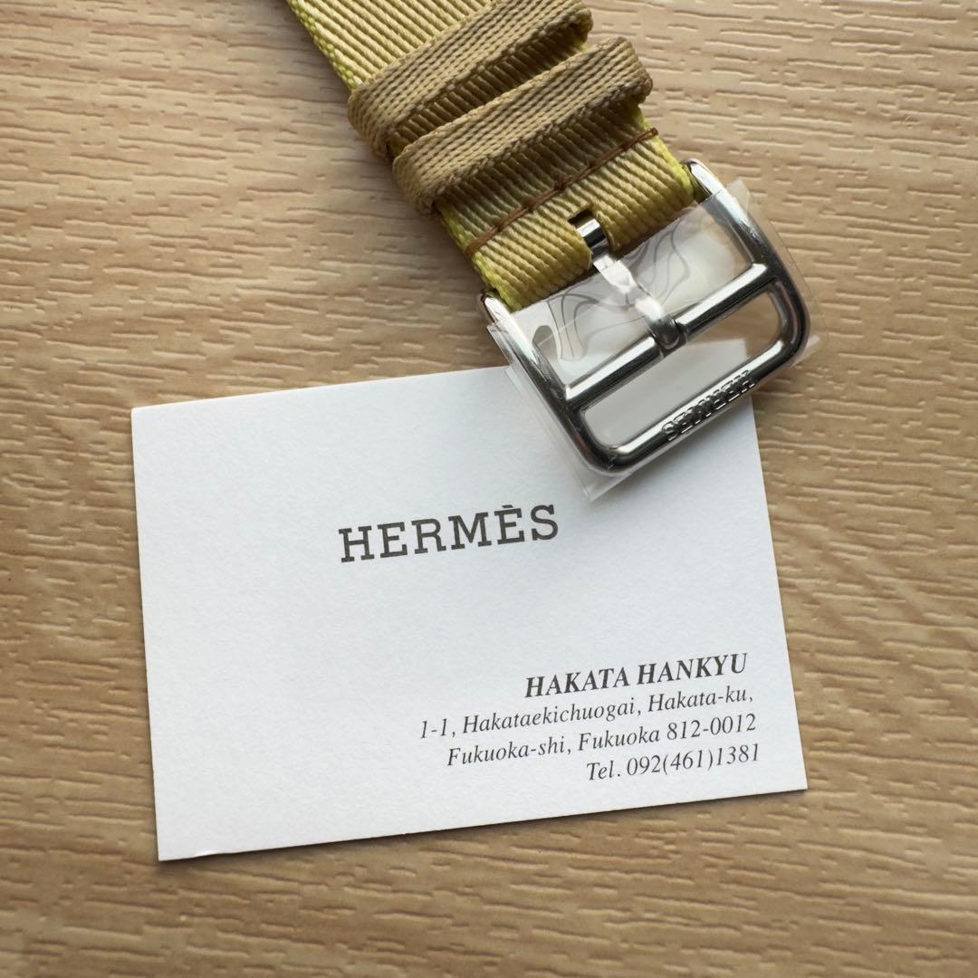 1965 Apple Watch エルメス　ジャンピング　イエロー　ナイロン