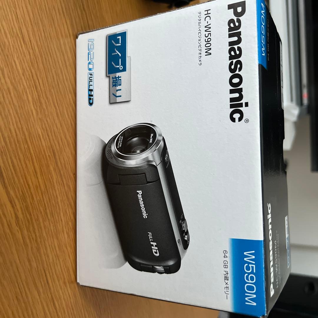 大特価ビデオカメラ　パナソニック HC-W590M HD 長時間用バッテリー付き