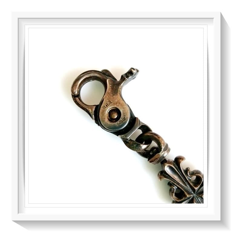 ③silver925 キーホルダー キーチェーン　49g　オリジナルデザイン