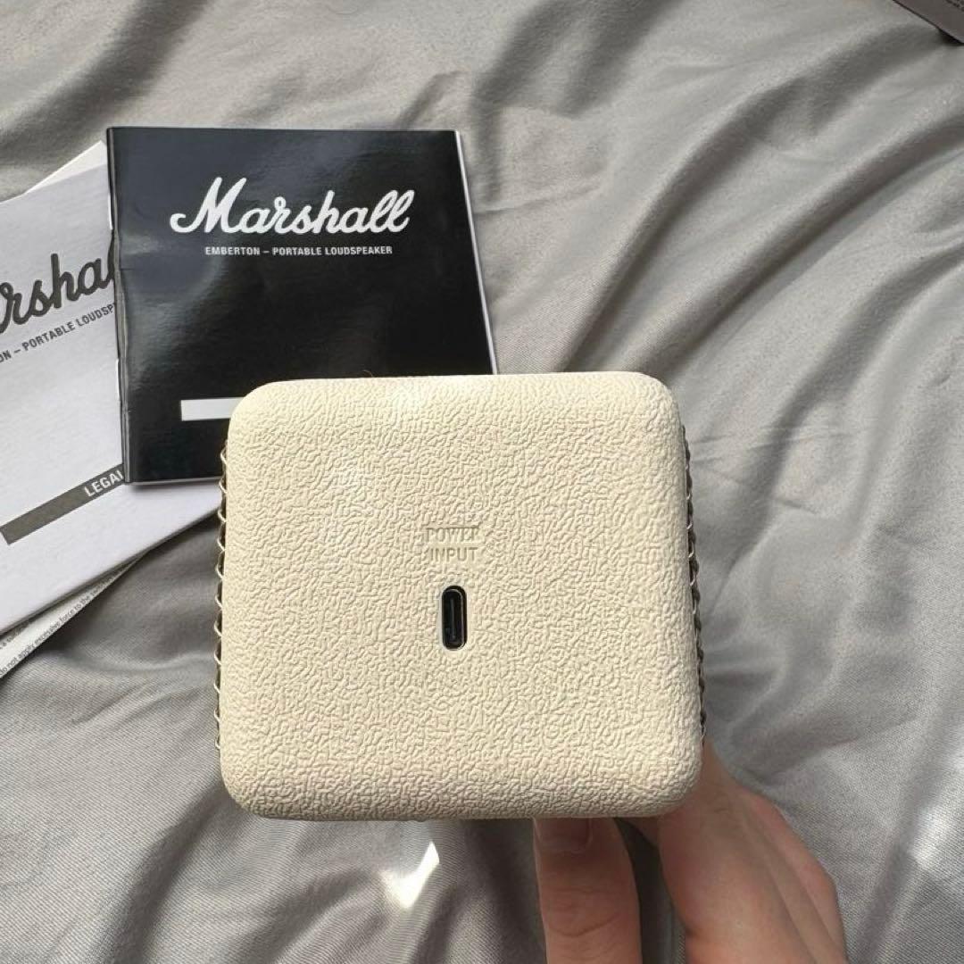 Marshall Emberton ワイヤレススピーカー クリーム