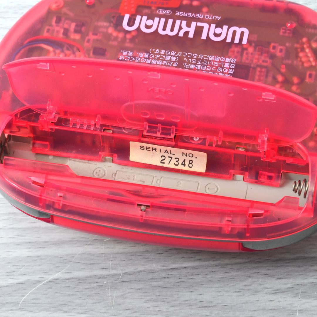 SONY WALKMAN WM-EQ5 ビーンズカセットウォークマン ピンク