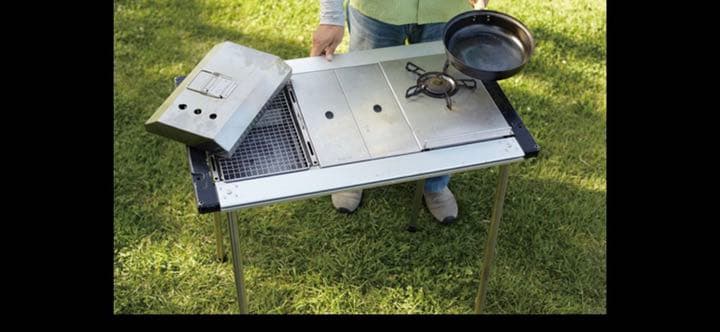 IGT アイアングリルテーブル フレーム&660脚4本