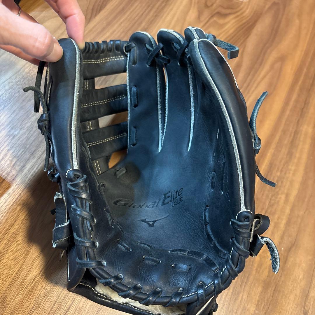 Mizuno Global Elite 軟式グローブ 黒