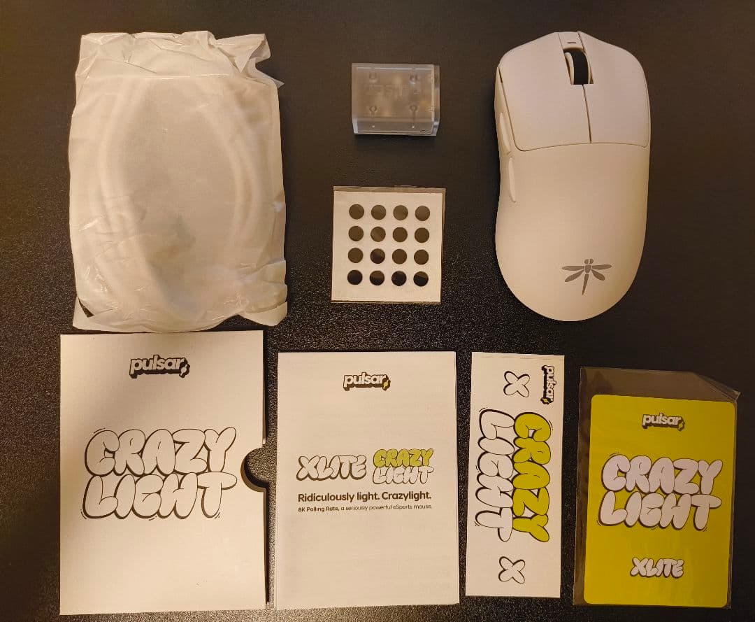 マウス・トラックボール Pulsar Xlite CrazyLight White