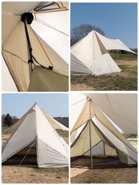 タープ エクステンション テント4 アイボリー FES-432