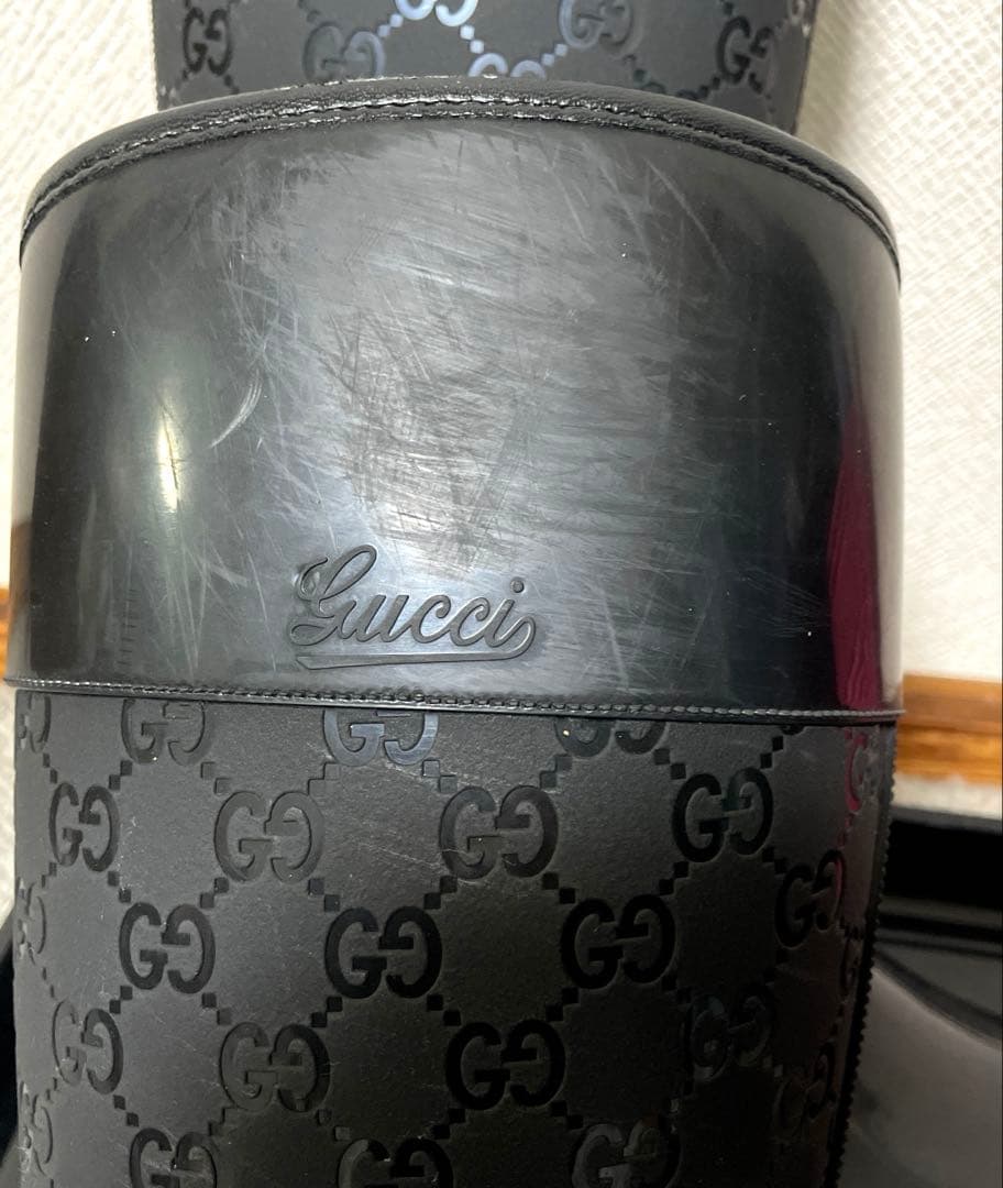 グッチ　レインブーツ　サイズ38