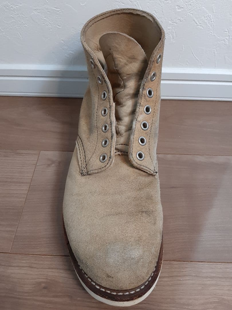 レッドウィング　８１６７　サイズ１０Ｄ　２８センチ ベージュ スエード