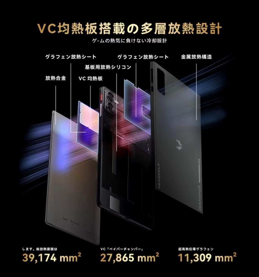 Headwolf Titan 1 8.8インチ タブレット 純正専用ケース付き