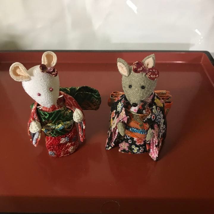 ちりめん細工　ねずみの嫁入りオーダー受付中