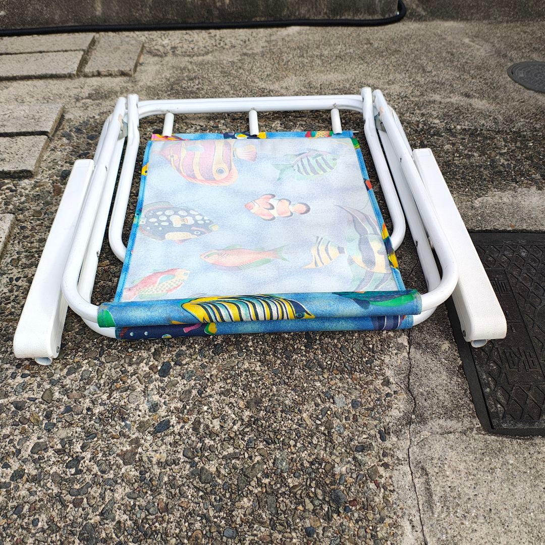 折りたたみ式アウトドアチェア 2脚セット 昭和レトロ