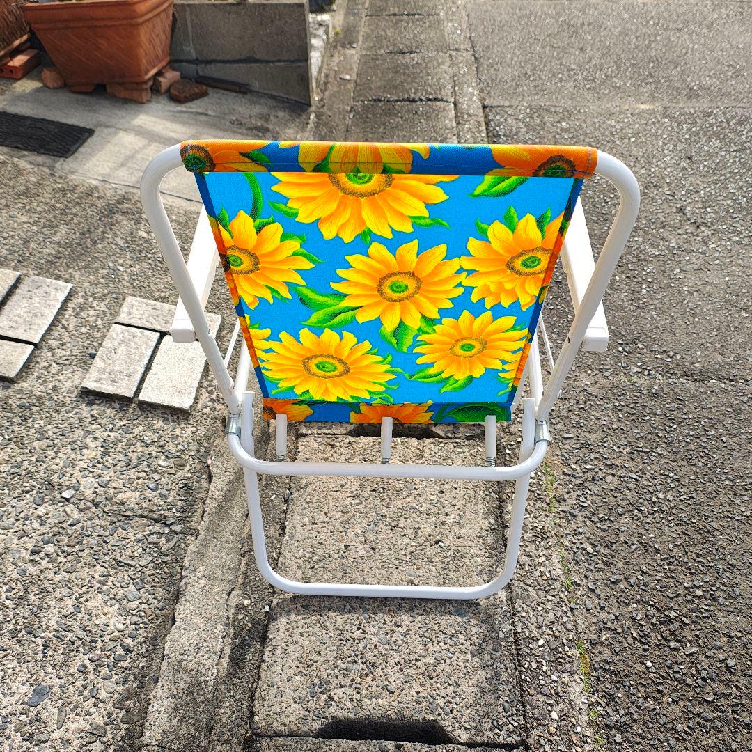 折りたたみ式アウトドアチェア 2脚セット 昭和レトロ