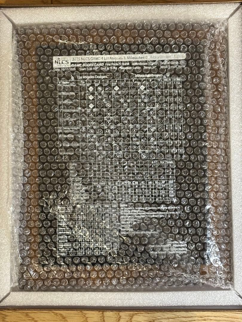 ⭐️ラスト⭐️【非売品】期間限定 伝説の一戦 大谷翔平 スコア記念プレート 5/17