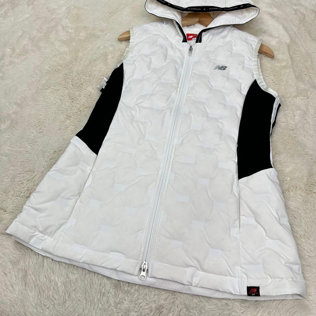 ✨美品✨ニューバランスゴルフ ゴルフ5限定 チュニック丈 中綿ダウンベスト 2