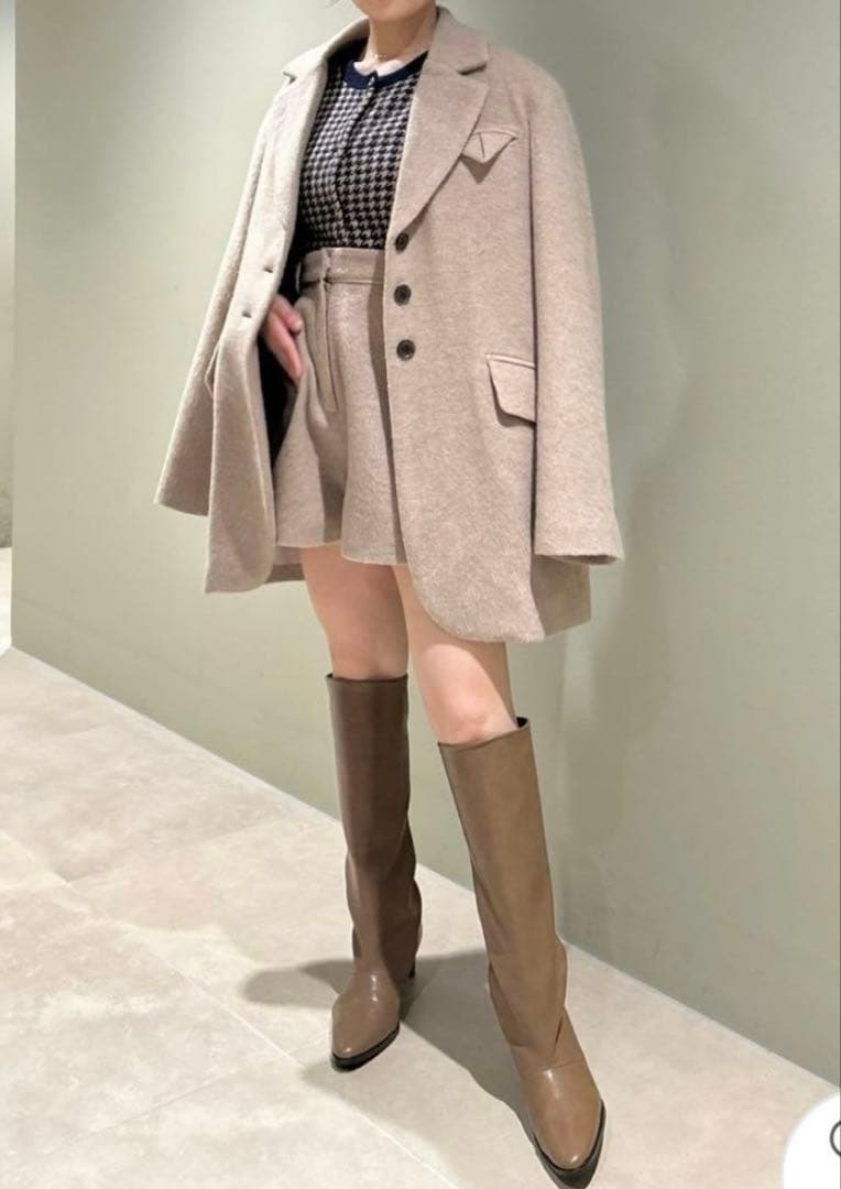 Lilybrown リリーブラウン シャギーオーバージャケットコート