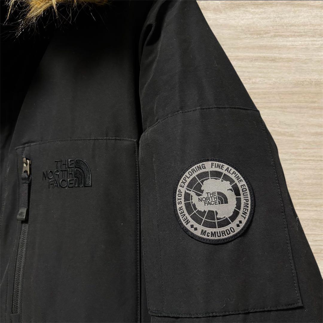 超美品 ノースフェイス マクマード ロングダウン ブラック XL