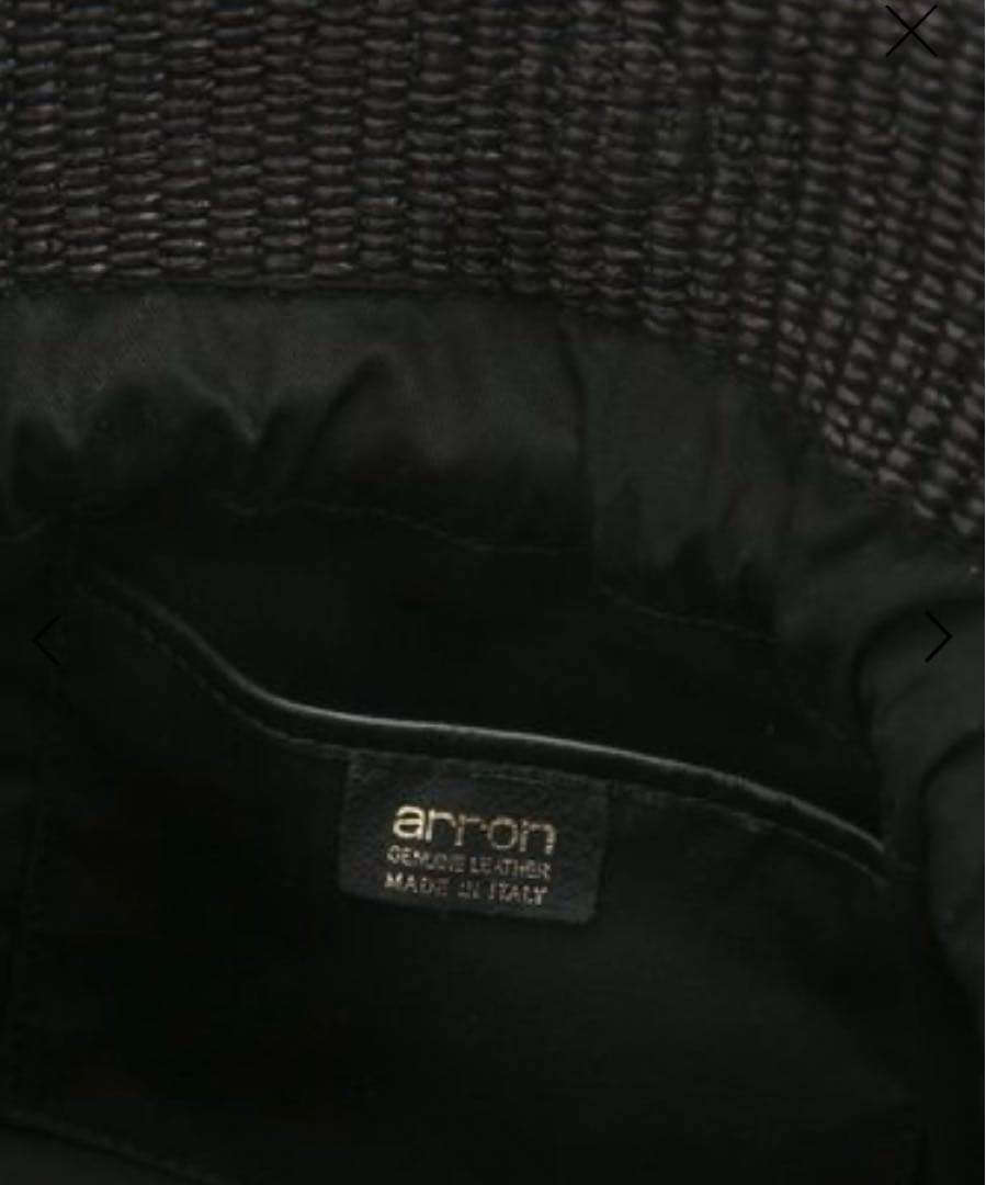 ren　新品　値札付　ナノユニバース　arron 巾着 ショルダーバッグ