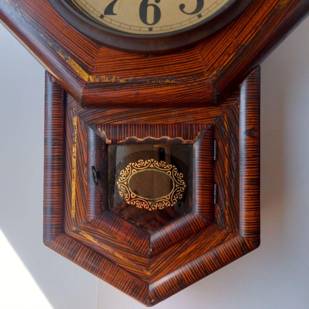 SEIKOSHA　柱時計　ボンボン時計　アンティーク時計　骨董品　八角時計