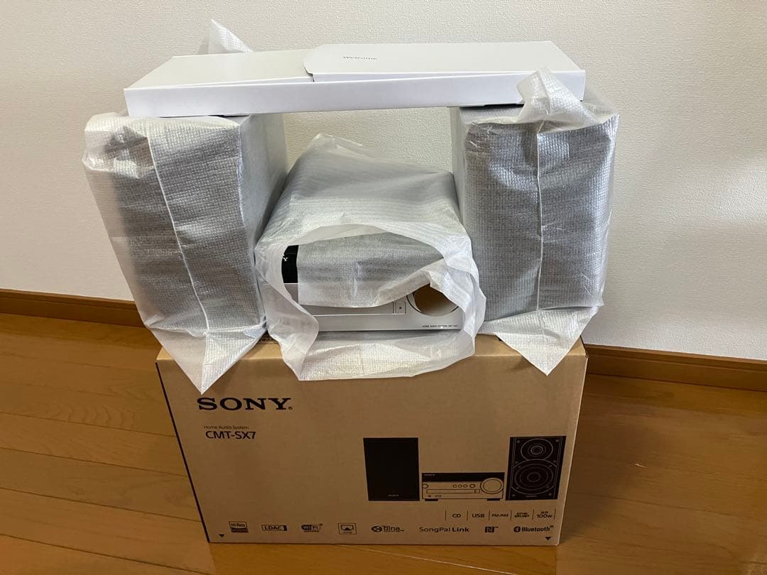 SONY CMT-SX7 ミニコンポ ハイレゾ Bluetooth Wi-Fi
