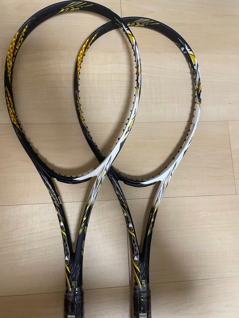 2本　鬼滅の刃 F SPEED V-01 善逸　ソフトテニスラケット