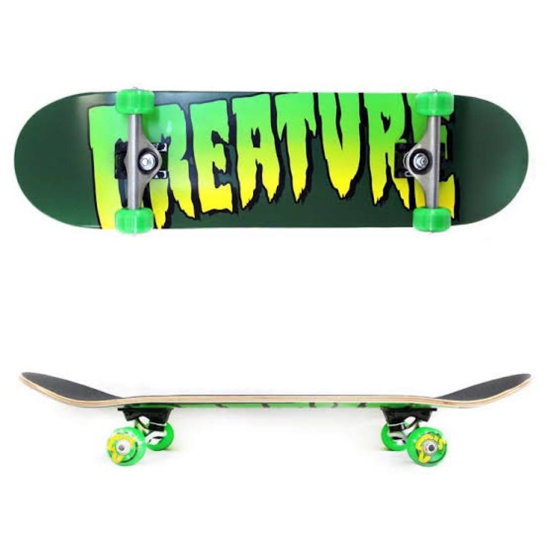 クリーチャー・ロゴ・フル スケートボードコンプリート (新品未使用品)