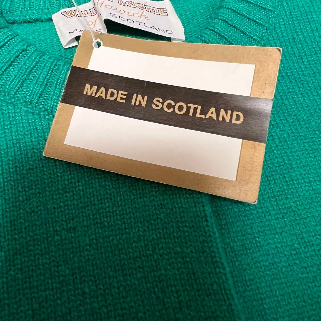 (未使用品)ウィリアムロッキー　カシミヤ100% カーディガン　金ボタン　希少品