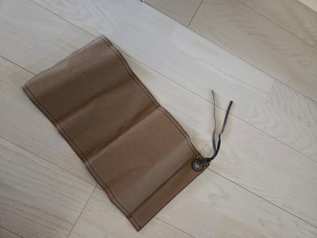 エバゴスebagos キャンパス生地半月型カゴバック