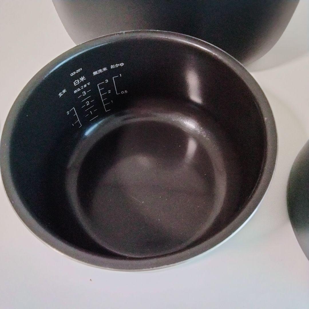 【新モデル】BALMUDA バルミューダ　炊飯器 　黒 K08A-BK　　757