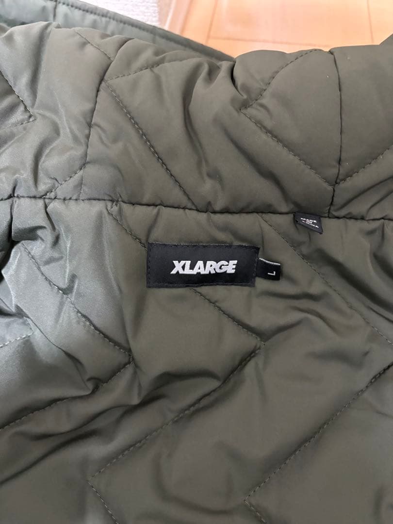 XLARGE オリーブ ナイロンジャケット L