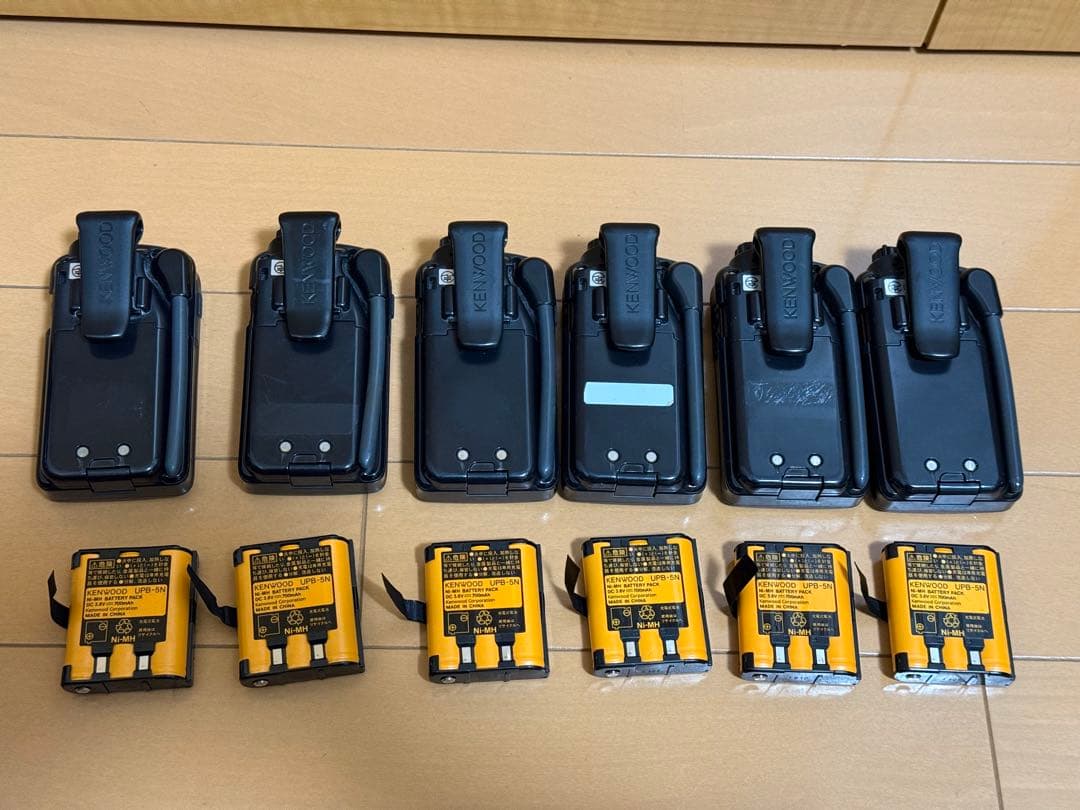 【6台セット】KENWOOD UBZ-LP20 特定小電力トランシーバー