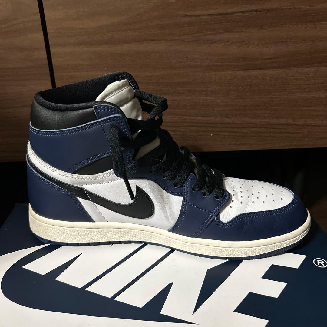 NIKE エアジョーダン1ミッドナイトネイビー