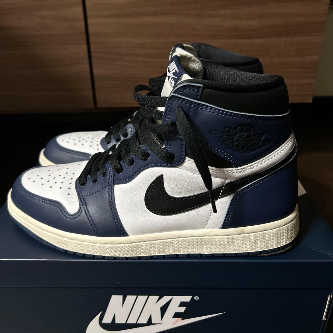 NIKE エアジョーダン1ミッドナイトネイビー