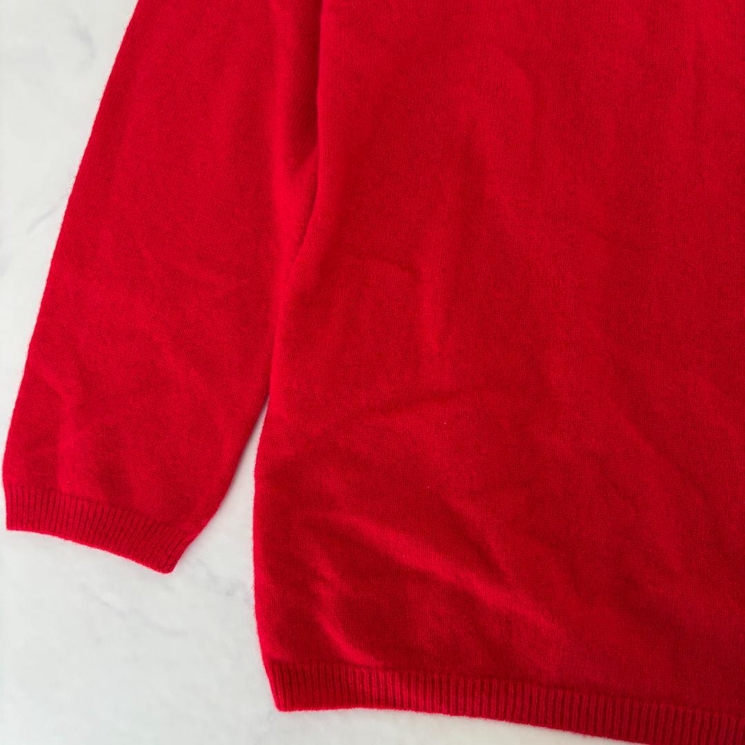 YVES SAINT LAURENT カーディガン 赤 L（D106）